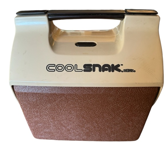 Vintage Cool Snak By Thermos 80s Small Ice Box Camping Cooler 6.5 Liter - Picture 1 of 8